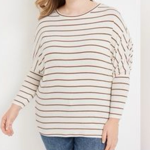 Maurice’s striped long sleeve shirt - Picture 1 of 5